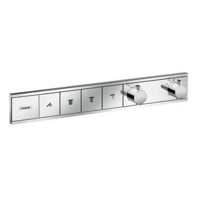 Hansgrohe RainSelect - Baterie pod omítku pro 4 spotřebiče, chrom 15382000