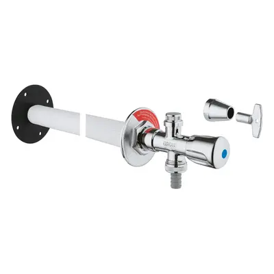 Grohe Eurotec - Venkovní nástěnný set, matný chrom 41208000