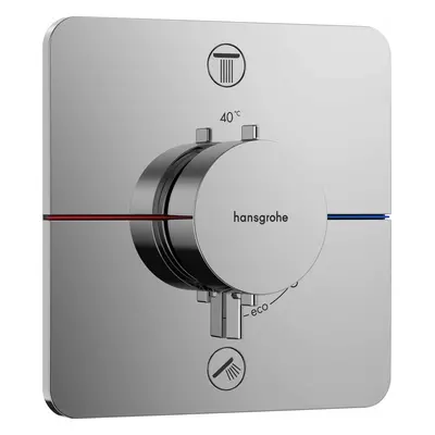 Hansgrohe ShowerSelect Comfort - Termostatická baterie pod omítku, pro 2 spotřebiče, chrom 15583