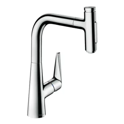 Hansgrohe Talis Select M51 - Dřezová baterie M5117-H220 s výsuvnou sprškou, sBOX, chrom 73868000