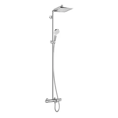 Hansgrohe Crometta - Set Showerpipe E 240 s vanovým termostatem, 2 proudy, chrom 27298000