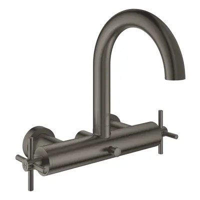 Grohe Atrio - Vanová baterie, kartáčovaný Hard Graphite 25010AL3