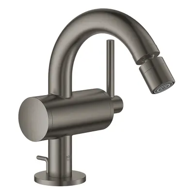 Grohe Atrio - Bidetová baterie s výpustí, kartáčovaný Hard Graphite 32108AL3