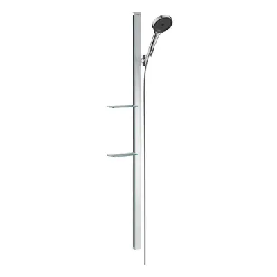 Hansgrohe Rainfinity - Sada sprchové hlavice 130, 3jet, tyče 1500 mm a hadice, chrom 27673000