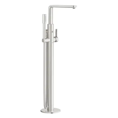 Grohe Lineare - Vanová baterie do podlahy, supersteel 23792DC1