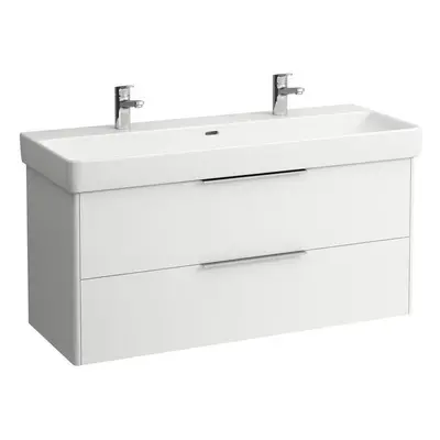 Laufen Pro S - Umyvadlo, 1200x465 mm, 2 otvory pro baterie, bílá H8149650001071