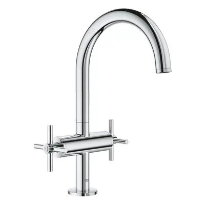 Grohe Atrio - Umyvadlová baterie s výpustí a otočným výtokem, chrom 21019003