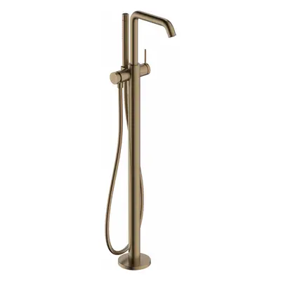 Hansgrohe Tecturis S - Vanová baterie do podlahy, kartáčovaný bronz 73440140