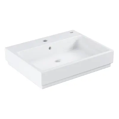 Grohe Cube Ceramic - Umyvadlo s přepadem, 600x490 mm, PureGuard, alpská bílá 3947700H