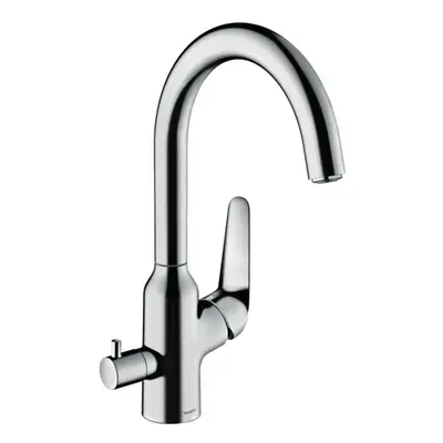 Hansgrohe Focus M42 - Dřezová baterie M424-H220 s uzavíracím ventilem, chrom 71803000