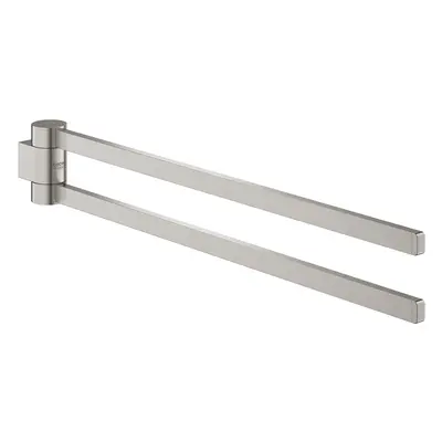 Grohe Selection - Dvojitý držák na ručníky, otočný, supersteel 41063DC0