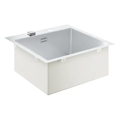 Grohe Dřezy - Dřez K800, 518x510 mm, s automatickým odtokem, kartáčovaná nerez 31583SD1