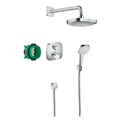 Hansgrohe Croma Select E - Sprchový set 180 s termostatem Ecostat E, 2 proudy, chrom 27294000