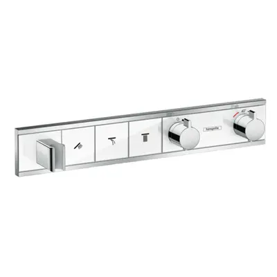 Hansgrohe RainSelect - Termostatická sprchová baterie pod omítku, pro 3 výstupy, bílá/chrom 1535