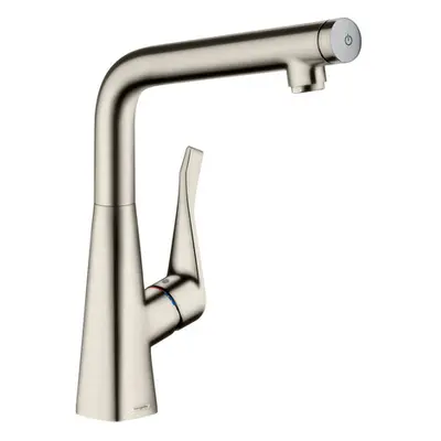 Hansgrohe Metris New - Dřezová baterie, vzhled nerezu 14883800