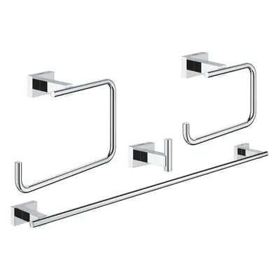 Grohe Essentials Cube - Sada doplňků, chrom 40778001