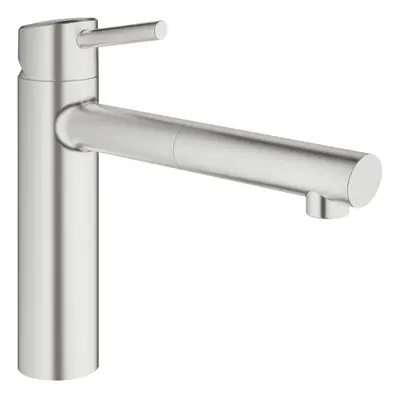 Grohe Concetto - Páková dřezová baterie, supersteel 31129DC1