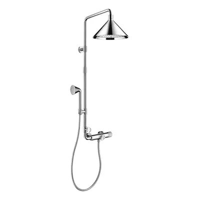 Axor Showers/Front - Showerpipe s termostatem a horní sprchou 240 2jet, chrom 26020000