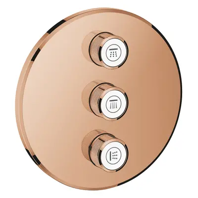 Grohe Grohtherm SmartControl - Třícestný ovladač pod omítku, Warm Sunset 29122DA0