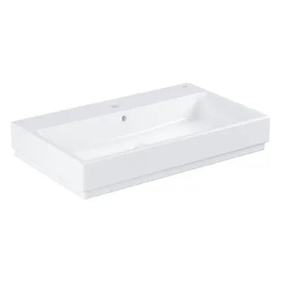 Grohe Cube Ceramic - Umyvadlo s přepadem, 800x490 mm, PureGuard, alpská bílá 3947600H