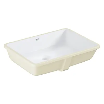 Grohe Cube Ceramic - Umyvadlo vestavné 492x370 mm, s přepadem, PureGuard, alpská bílá 3948000H