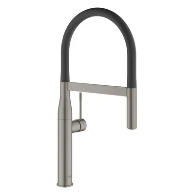 Grohe Essence - Dřezová baterie s flexibilním ramenem s přepínačem, kartáčovaný Hard Graphite 30