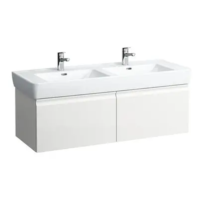 Laufen Pro - Umyvadlová skříňka, 1220x450x390 mm, 2 zásuvky, matná bílá H4830810954631