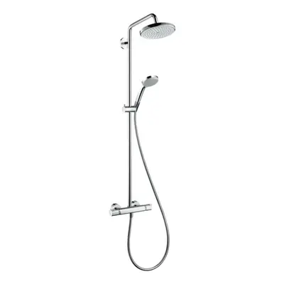 Hansgrohe Croma 220 - Sprchový set Showerpipe s termostatem, 220 mm, 4 proudy, EcoSmart 9 l/min,