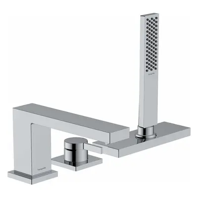 Hansgrohe Tecturis E - Baterie na okraj vany, 3-otvorová instalace, sBox, chrom 73443000