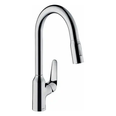 Hansgrohe Focus M42 - Dřezová baterie M429-H220 s výsuvnou sprškou, chrom 71800000