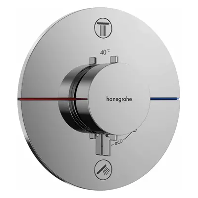 Hansgrohe ShowerSelect Comfort - Termostatická baterie pod omítku, pro 2 spotřebiče, chrom 15554