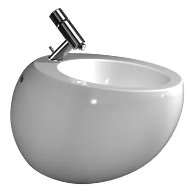 Laufen Il Bagno Alessi One - Závěsný bidet, boční přívod vody, s LCC, bílá H8309714003041