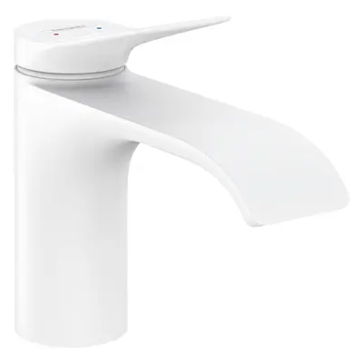 Hansgrohe Vivenis - Umyvadlová baterie 80, s výpustí, EcoSmart, matná bílá 75010700