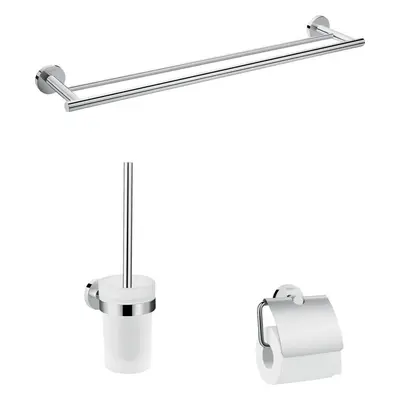 Hansgrohe Logis Universal - Sada doplňků do koupelny, chrom 41727000