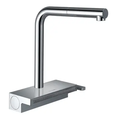 Hansgrohe M81 - Dřezová baterie Aquno Select s výsuvnou koncovkou a plochým sprchovým proudem, c