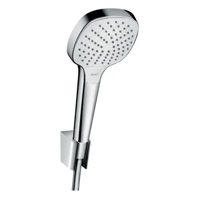 Hansgrohe Croma Select E - Set sprchové hlavice, držáku a hadice 1,60 m, bílá/chrom 26413400