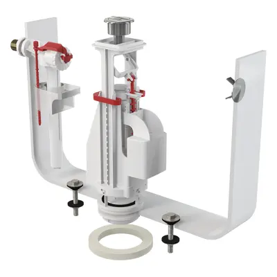 Alcadrain - Splachovací souprava s dvoutlačítkem SA08AK 1/2 CHROM