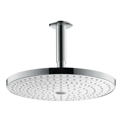 Hansgrohe Raindance Select S - Hlavová sprcha 300, 2 proudy, sprchové rameno 100 mm, bílá/chrom 