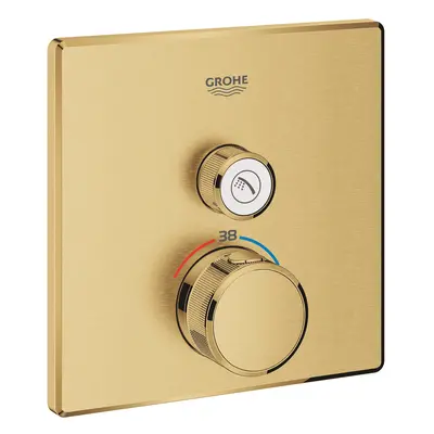 Grohe Grohtherm SmartControl - Termostatická sprchová baterie pod omítku s 1 ventilem, kartáčova