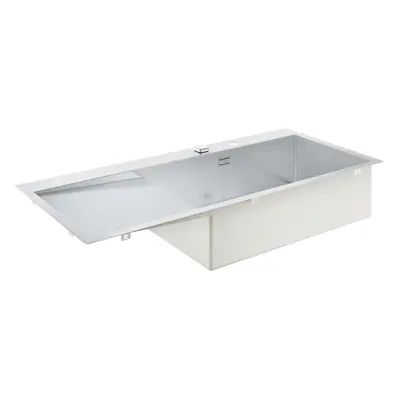 Grohe Dřezy - Dřez K1000 s automatickým odtokem, 1160x520 mm, kartáčovaná nerez 31582SD1