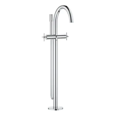 Grohe Atrio - Vanová baterie do podlahy, s otočným výtokem, chrom 25044003