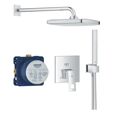 Grohe Eurocube - Sprchový set s baterií pod omítku, 250 mm, 1 proud, chrom 25239000