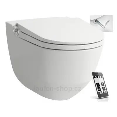 Laufen Cleanet Riva - Elektronický bidet s keramikou, Rimless, s LCC, bílá H8206914000001