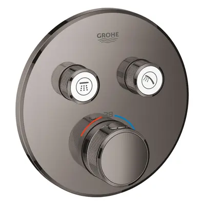 Grohe Grohtherm SmartControl - Termostatická sprchová baterie pod omítku, 2 ventily, Hard Graphi