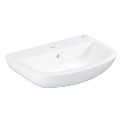 Grohe Bau Ceramic - Umyvadlo 553x386 mm, s přepadem, 1 otvor pro baterii, alpská bílá 39440000