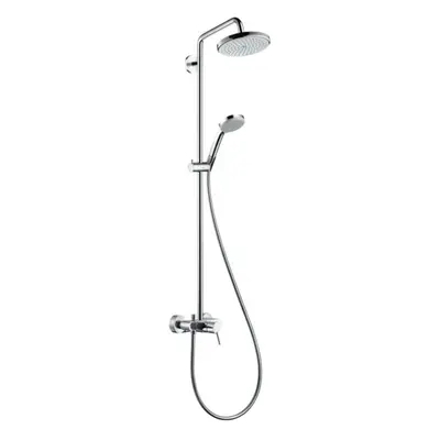 Hansgrohe Croma 220 - Sprchový set Showerpipe 220 s baterií, 1 proud, chrom 27222000