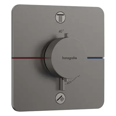 Hansgrohe ShowerSelect Comfort - Termostatická baterie pod omítku, pro 2 spotřebiče, kartáčovaný