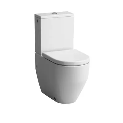 Laufen Pro - Stojící WC kombi mísa, 650x360 mm, zadní/spodní odpad, bílá H8259520000001