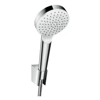 Hansgrohe Crometta - Set sprchové hlavice, držáku a hadice, EcoSmart, bílá/chrom 26568400