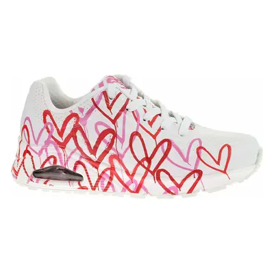 Skechers Uno - Spread The Love white-red-pink